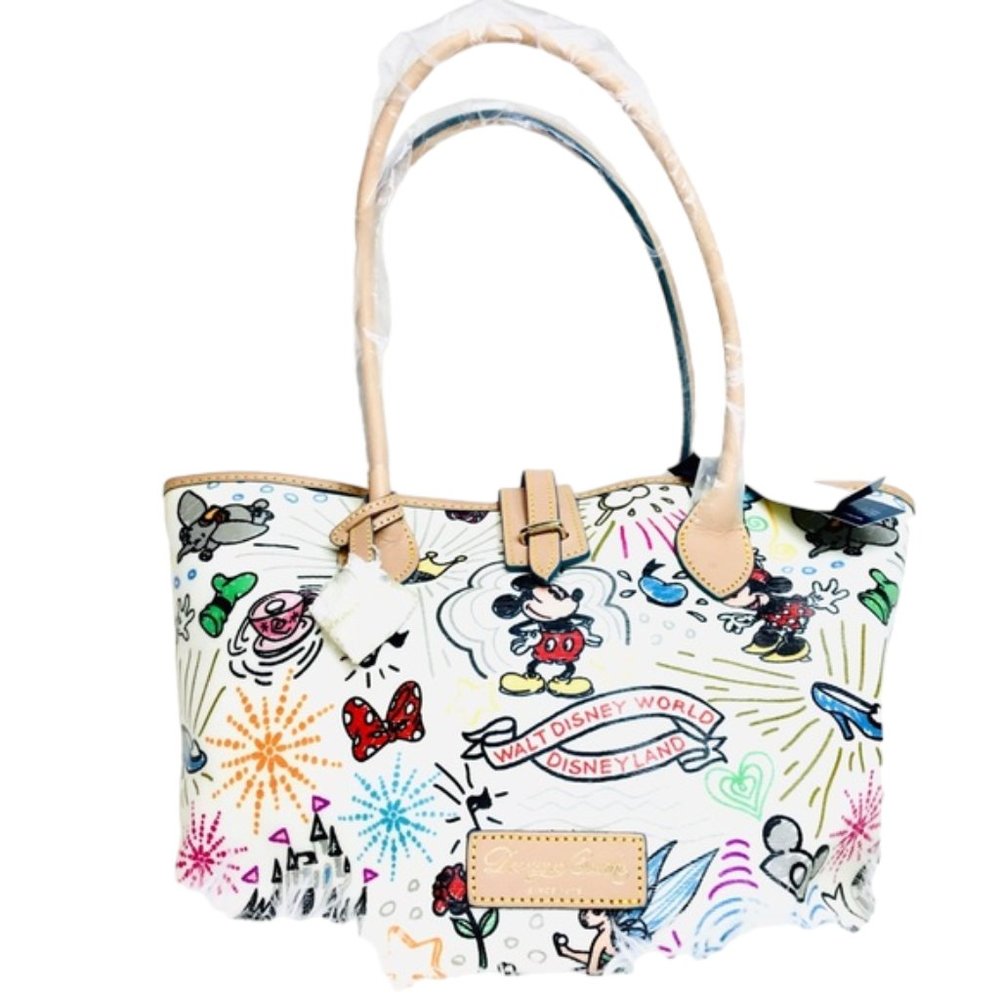 DISNEY Dooney & Bourke Sketch Tote Bag Shoulder Bag Brand New with Tag - Picture 5 of 9